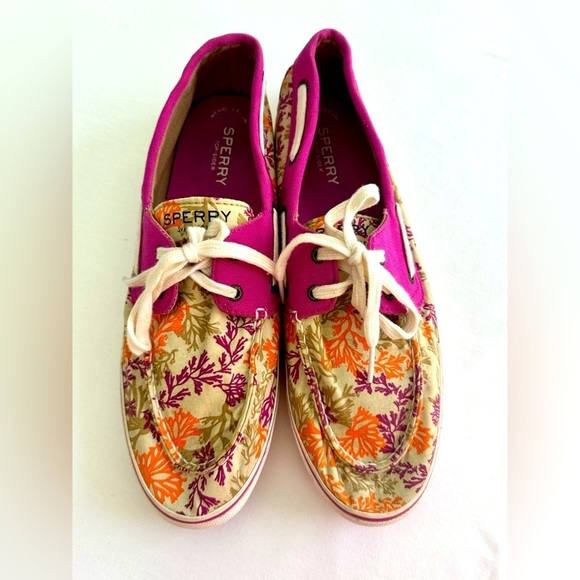 Sperry Coral Reef Boat Shoes Lightly Used Size 11 - Picture 1 of 7